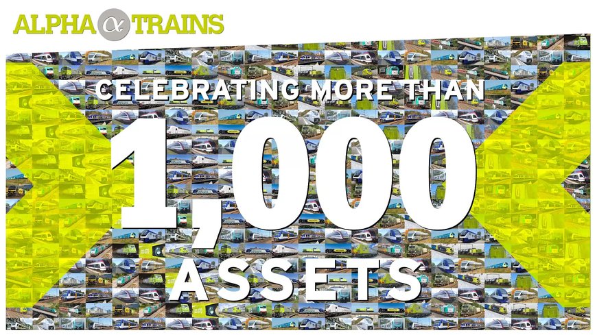 Alpha Trains reaches major milestone of more than 1000 assets